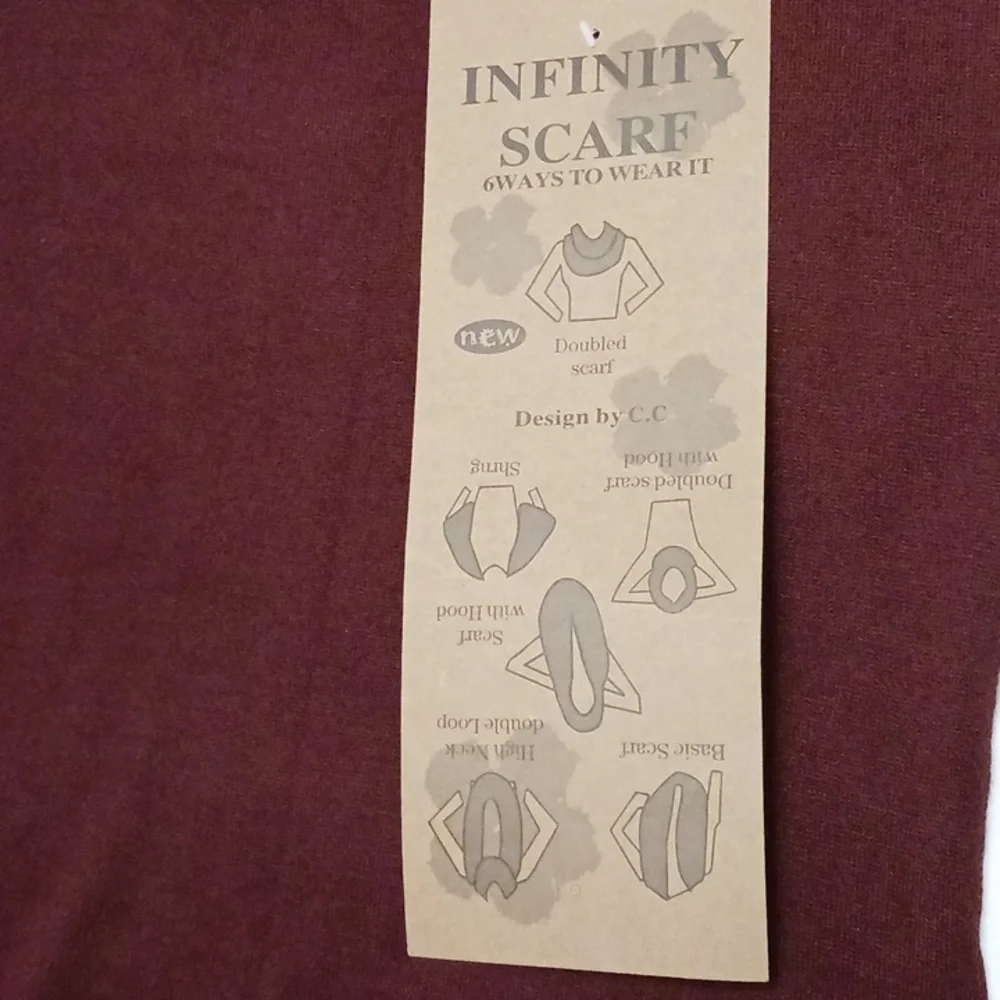 Infinity scarf 6ways